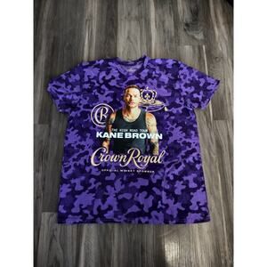Kane Brown XL Purple Camo The High Road Tour T-Shirt